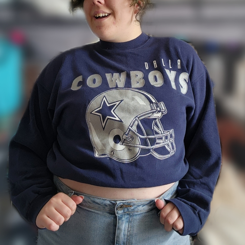 Dallas Cowboys Vintage Crewneck Sweatshirt Size XL